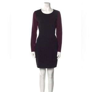 Diane Von Furstenberg Black Sheath Dress Womens Size 6